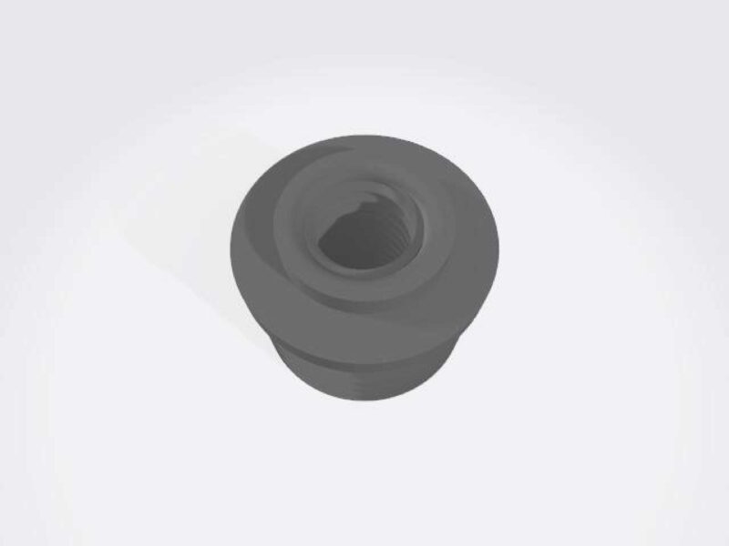 M8 İplikli Remix - Ikea Grundtal Çamaşır Çantası İçin Tekerlek Desteği / Destek De Roue Dökün Le Panier À Linge Ikea Gruntal Avec Filet M8. Plastik Aparat - Görsel 2