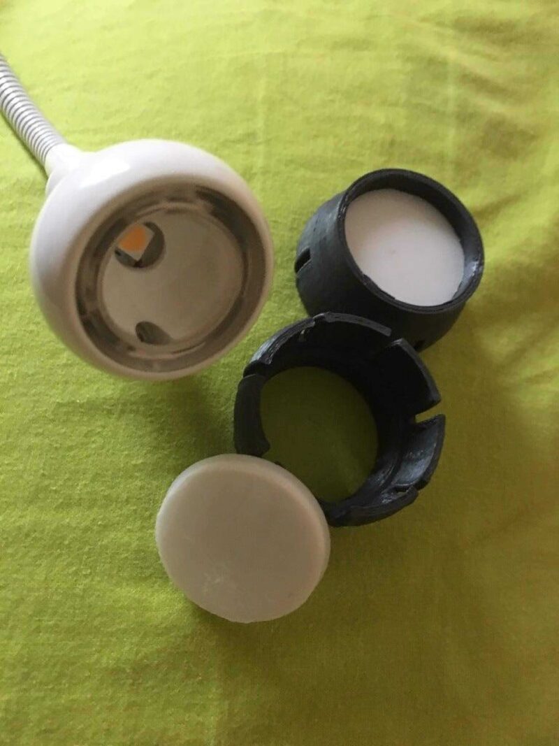 Zayıflatıcı Başucu Lambası Ikea Jansjö Plastik Aparat - Görsel 2