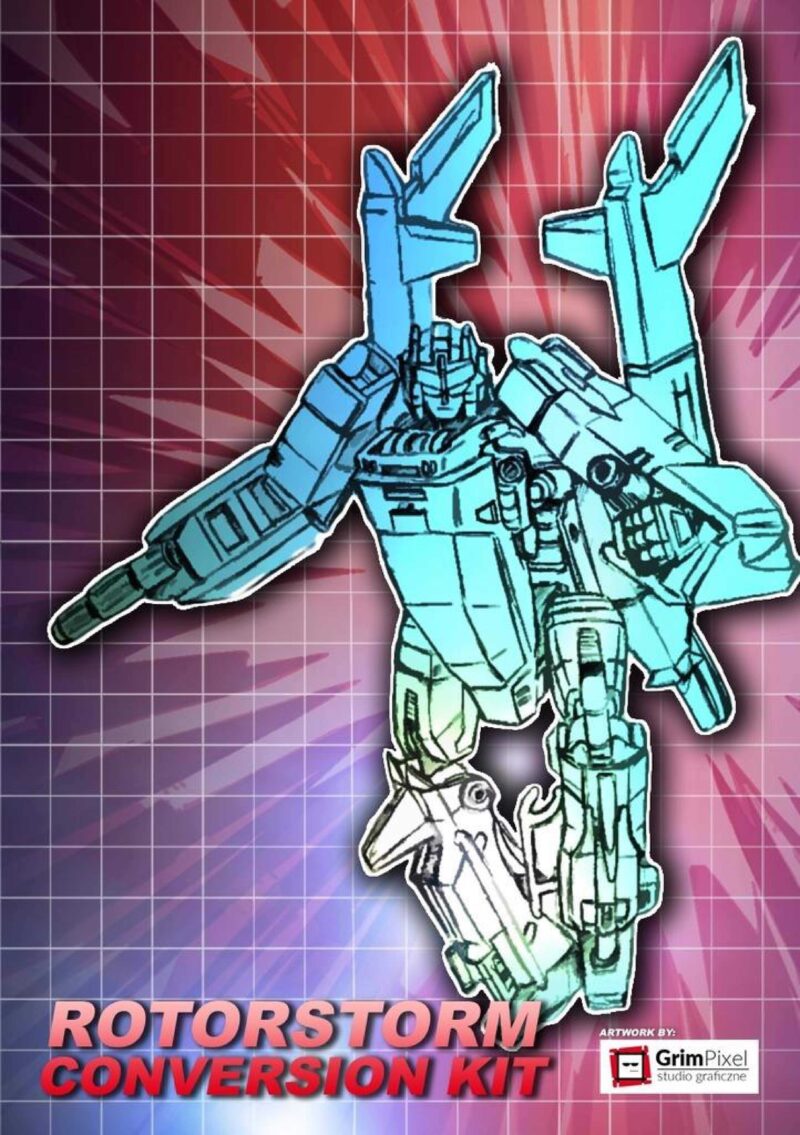 Transformers Üretimi Rotorstorm Addon Kiti Plastik Aparat - Görsel 2