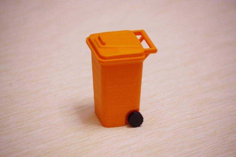 Mini Çöp Kovası Dekoratif Organizer Kalemlik Masa Süsü - Görsel 4