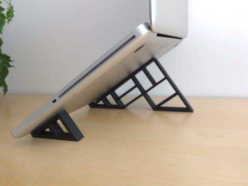 Geometrik Laptop stand Yükseltici Tutucu Kolay Kullanım Şık - Görsel 3