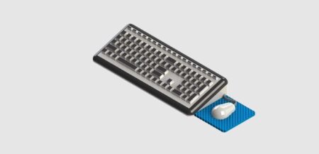 Mini Bilgisayar Klavye Ve Fare Plastik Aparat