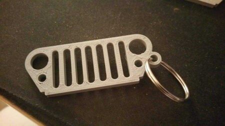 Remixed Jeep Grille Anahtarlık Biblo Dekoratif Hediyelik Süs