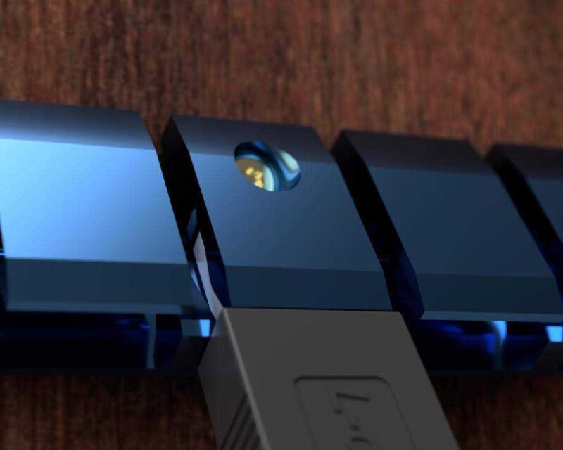 3Dprinted Usb Kablolar Askı Plastik Aparat - Görsel 4