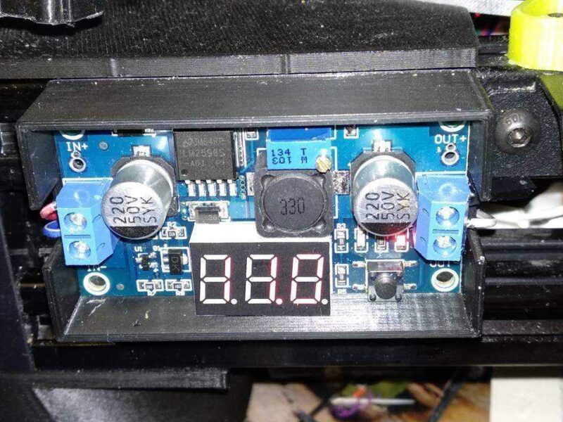 Kılıf Lm2596 Dc-Dc Adj Adım Aşağı Güç Kaynağı Modülü Ve Led Ekran Plastik Aparat - Görsel 2