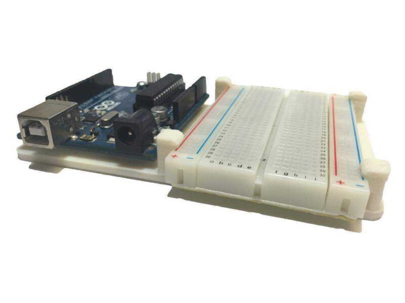 Arduino Ve Breadboard Tutucu Plastik Aparat - Görsel 3