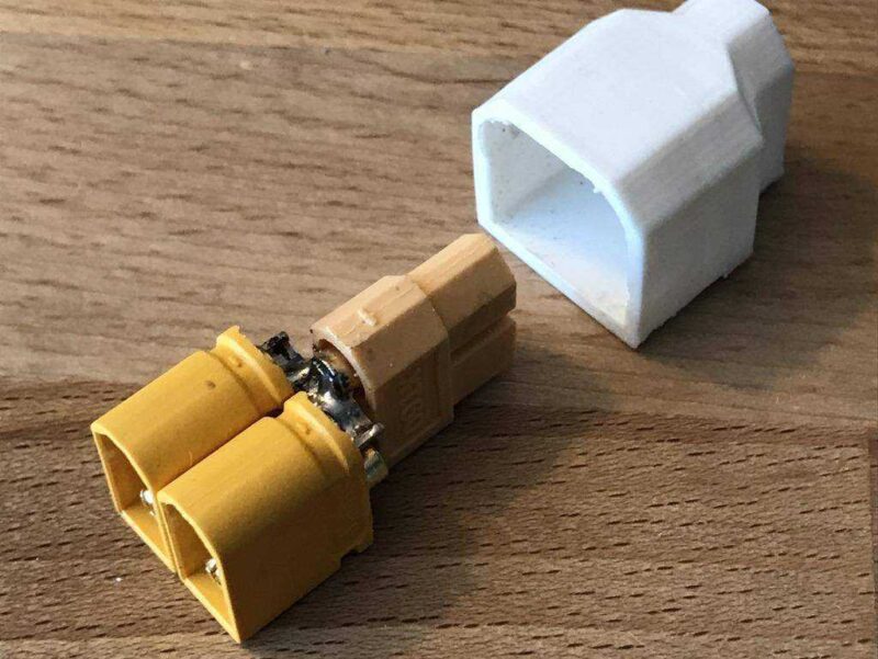Xt60 Paralel Bağlayıcı Kalkanı Plastik Aparat - Görsel 2