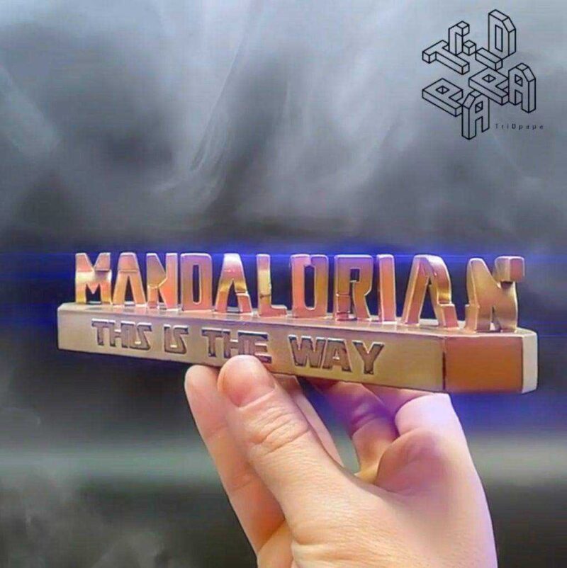Star Wars Mandalorian Tridpapa Plastik Aparat - Görsel 2