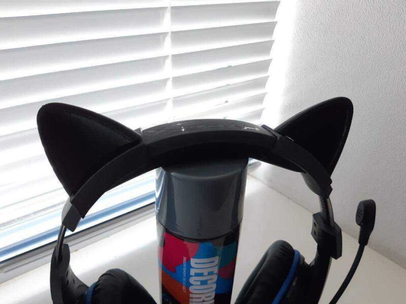 Hyperx Cloud Stinger İçin Çıkarılabilir Kulaklık Kedi Kulakları Plastik Aparat
