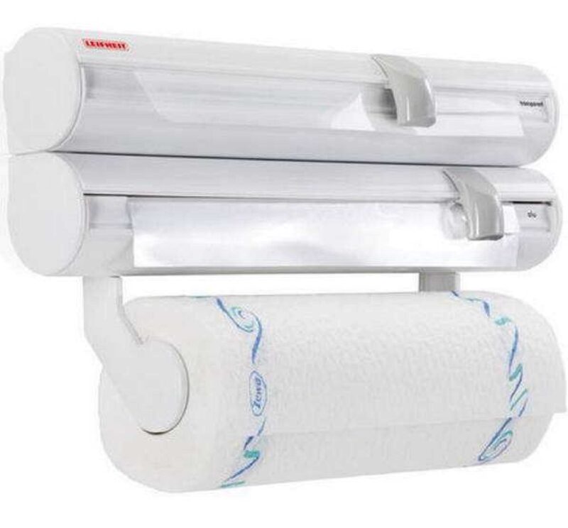 Leifheit Comfortline Duvara Monte Rulo Tutucu İçin Kağıt Havlu Tutucu Plastik Aparat