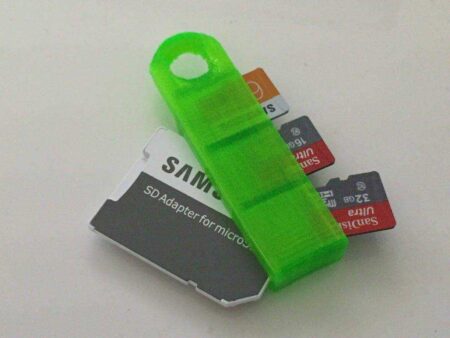 Mikro Sd Kart Anahtarlık Sabitleyici Kılıf Organizer Aparatı