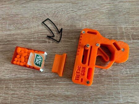 Küçük Tic Tac Kutuları İçin Tic Tac Tabanca Adaptörü Plastik Aparat
