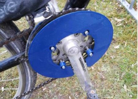 104 Mm Bisiklet İçin Zincir Koruyucu Plastik Aparat