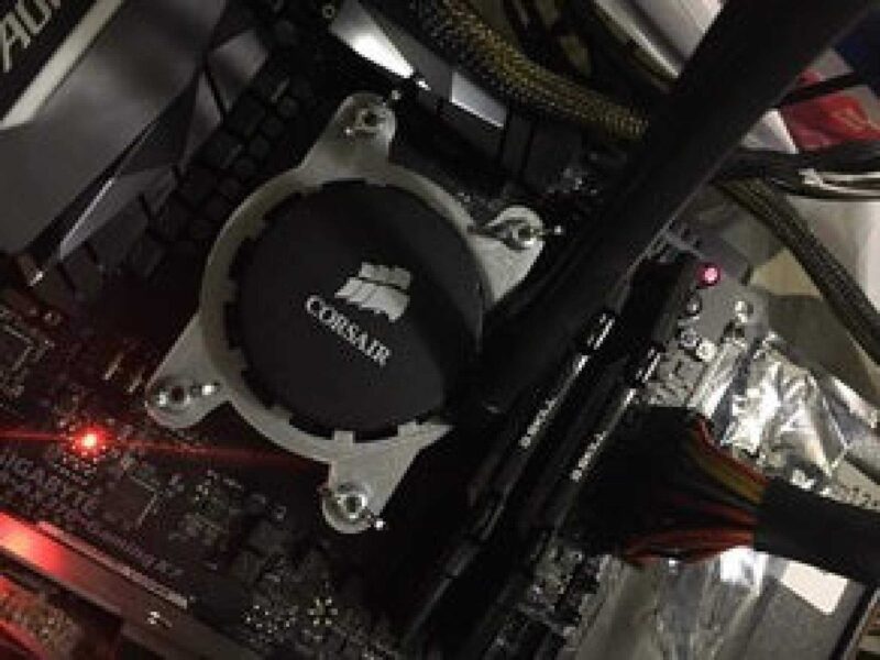 Corsair AIO soğutucular için AM4 braketi  Organik Plastikten - Görsel 4