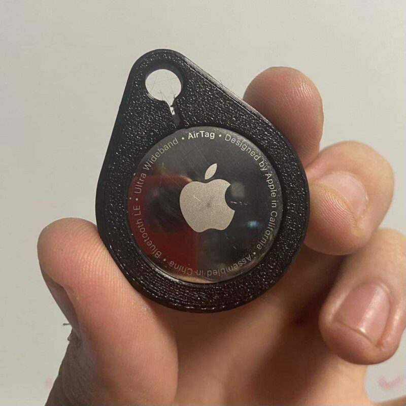 Başka Bir Basit Apple Airtag Keychain Plastik Aparat - Görsel 3