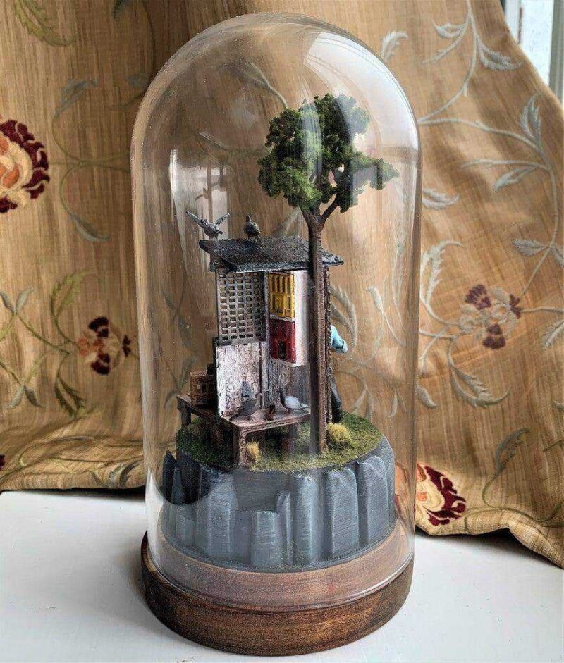 Güvercin Yarışı Diorama - 32Mm - Babam, Kahramanım 1980 Ler Plastik Aparat - Görsel 2