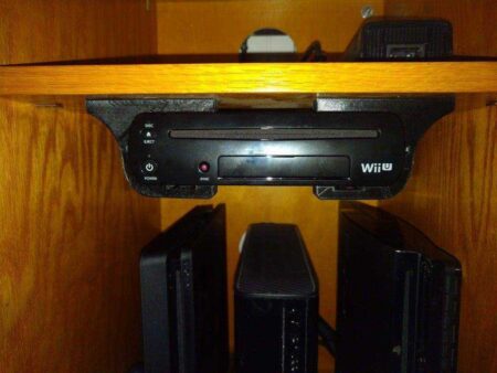 Wii U alt destek braketi   Askı Aparatı Organik Plastikten