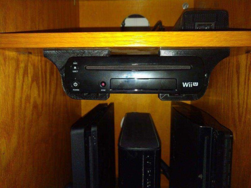 Wii U alt destek braketi   Askı Aparatı Organik Plastikten