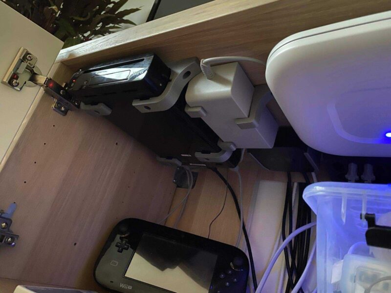 Wii U alt destek braketi   Askı Aparatı Organik Plastikten - Görsel 2