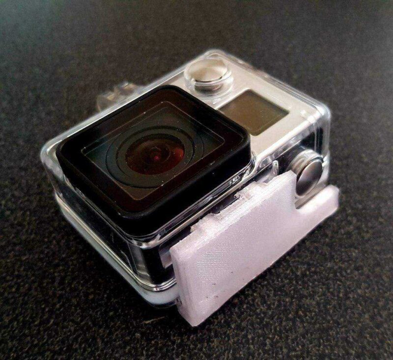 Gopro Hero3 Su Geçirmez Kılıf Mandal Plastik Aparat - Görsel 2
