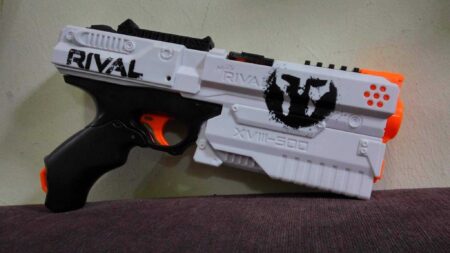 Nerf Rival Kronos Priming Grip, Yukarı Görüş Ve Ekran Standı Çevirme Plastik Aparat