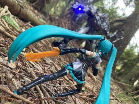 Hatsune Miku İçin Energon Bıçakları Plastik Aparat