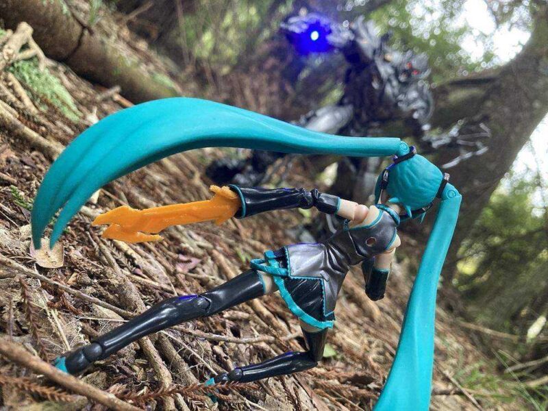 Hatsune Miku İçin Energon Bıçakları Plastik Aparat