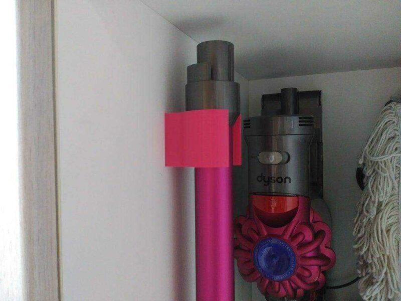 Dyson vakum tüpü tutucusu  Organik Plastikten Aparat  Asma - Görsel 2