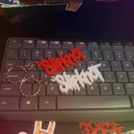 Slipknot Metin Anahtarlık Plastik Aparat