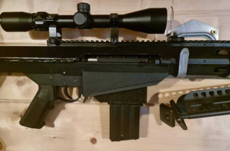 Airsoft Galaxy G31- Barrettt 50 Cal Sniper M4 Mag Adaptörü Plastik Aparat