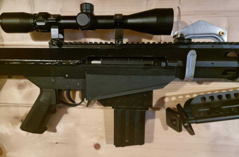 Airsoft Galaxy G31- Barrettt 50 Cal Sniper M4 Mag Adaptörü Plastik Aparat