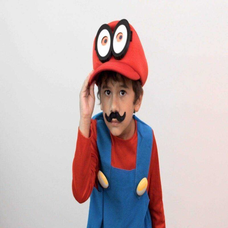 Mario Cappy Animasyonlu Gözler Şapka Plastik Aparat - Görsel 2