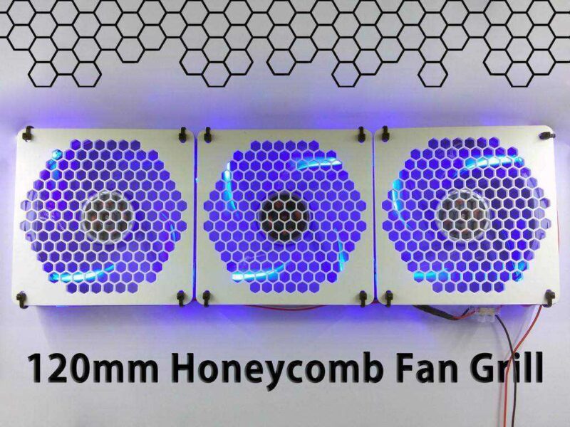 120Mm Petek Fan Izgarası Plastik Aparat