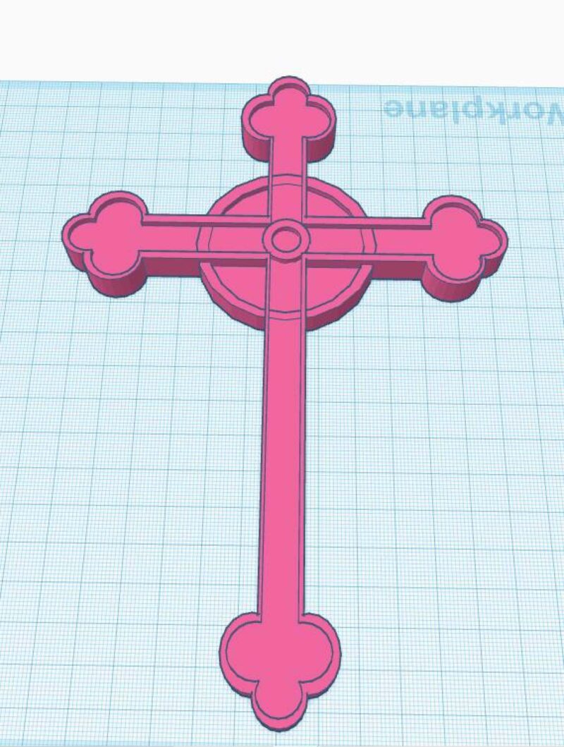 Türkçe Crucifix Yeni Görünüm Plastik Aparat - Görsel 2