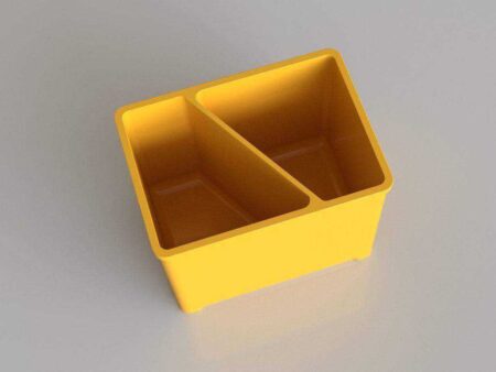Stanley Organizatörü - Diagonal Split İle Küçük Bin Plastik Aparat