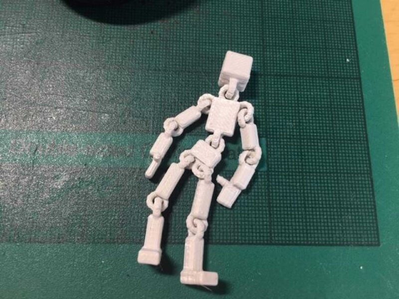 Baskı-In-Place Ragdoll Menü Plastik Aparat