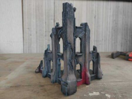 Warhammer 40K kırık bina köşesi Dekoratif Aksesuar Aparat