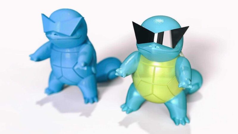 Squirtle Pokemon Biblo Dekoratif Hediyelik Süs Eşyası Maket - Görsel 2