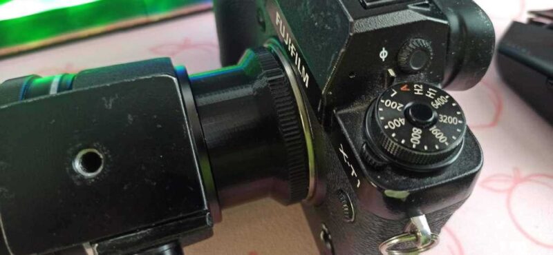 Fujifilm X Montajı İçin M42 Lens Adaptörü Plastik Aparat - Görsel 3