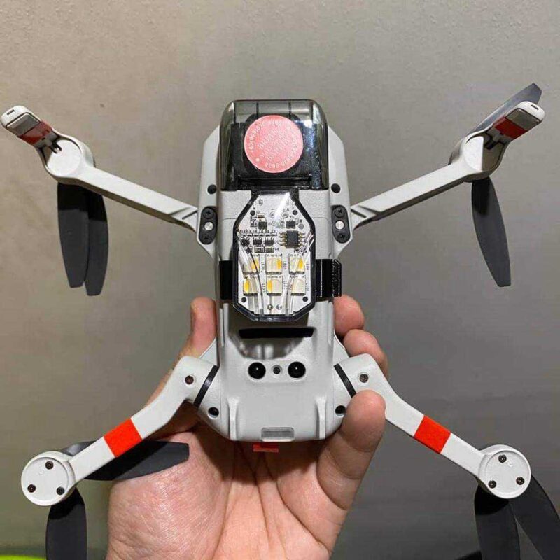 Dji Ulanzi Drone Led İçin Mavic Mini Klip Montajı Plastik Aparat - Görsel 3