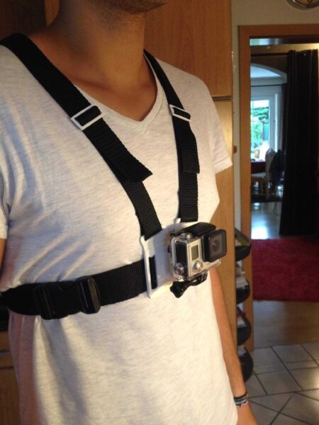 Gopro Kameralar Göğüs  Tutucu Aparatı Aksesuar İpsiz Sabitleyici