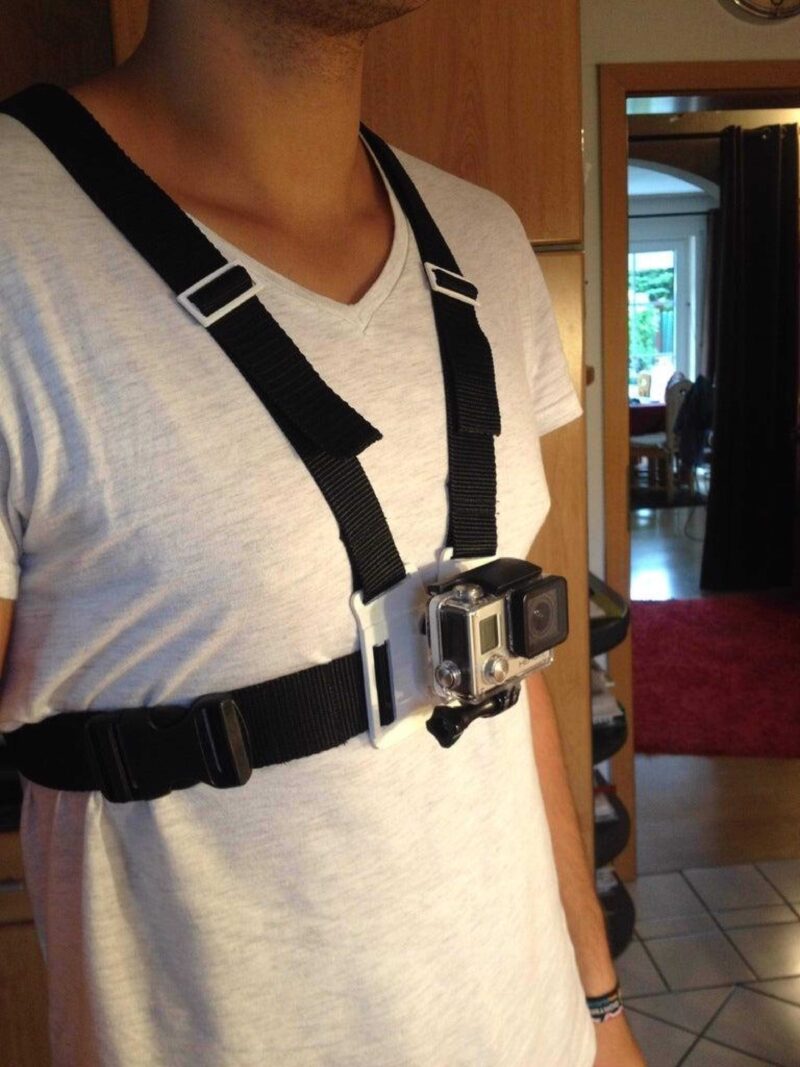 Gopro Kameralar Göğüs  Tutucu Aparatı Aksesuar İpsiz Sabitleyici