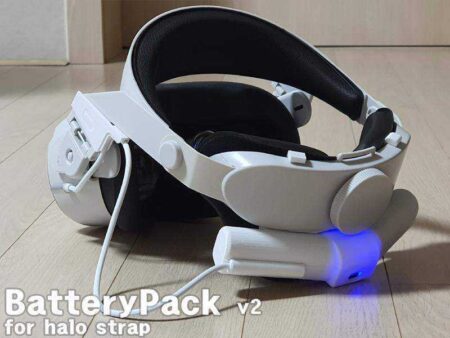 Oculus Quest2 Pilpack V2 ( Halo Kayışı İçin) Plastik Aparat