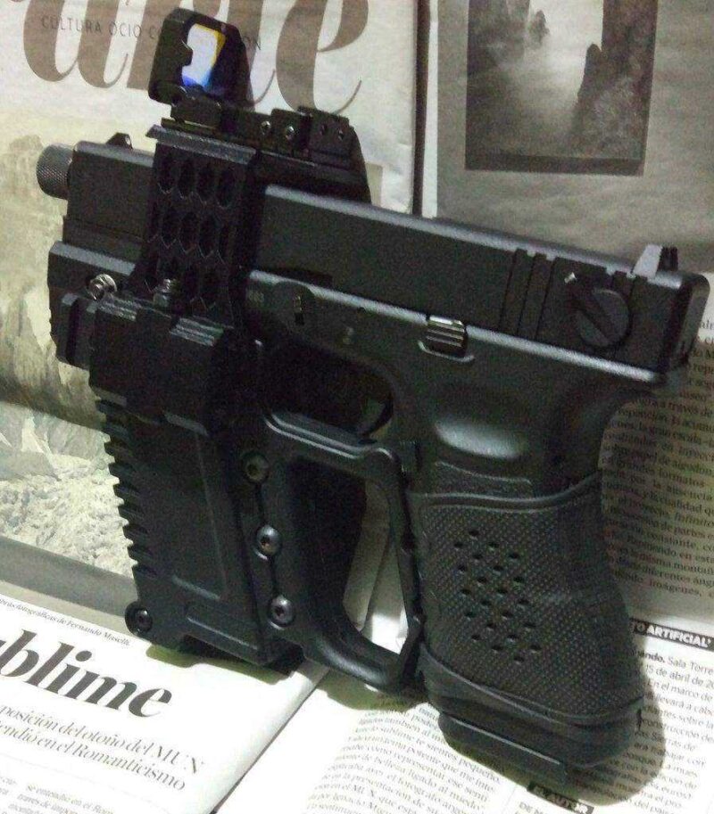 Airsoft Rmr Desteği Glock 18 Plastik Aparat