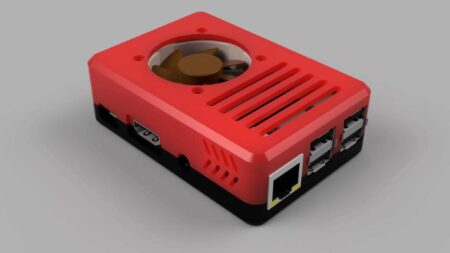 Raspberry Pi 3B / + Fanlı Kılıf Plastik Aparat