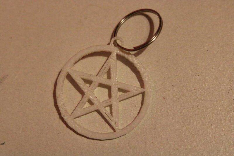 Pentagram Anahtarlık Dekoratif Hediyelik Süs Eşyası Biblo - Görsel 2