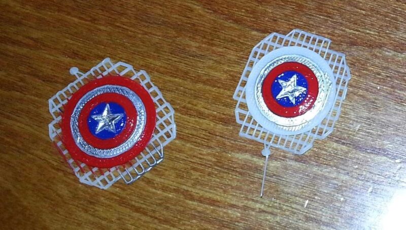 Kaptan Amerika Kalkanı (Iç Boyutu) Plastik Aparat - Görsel 2