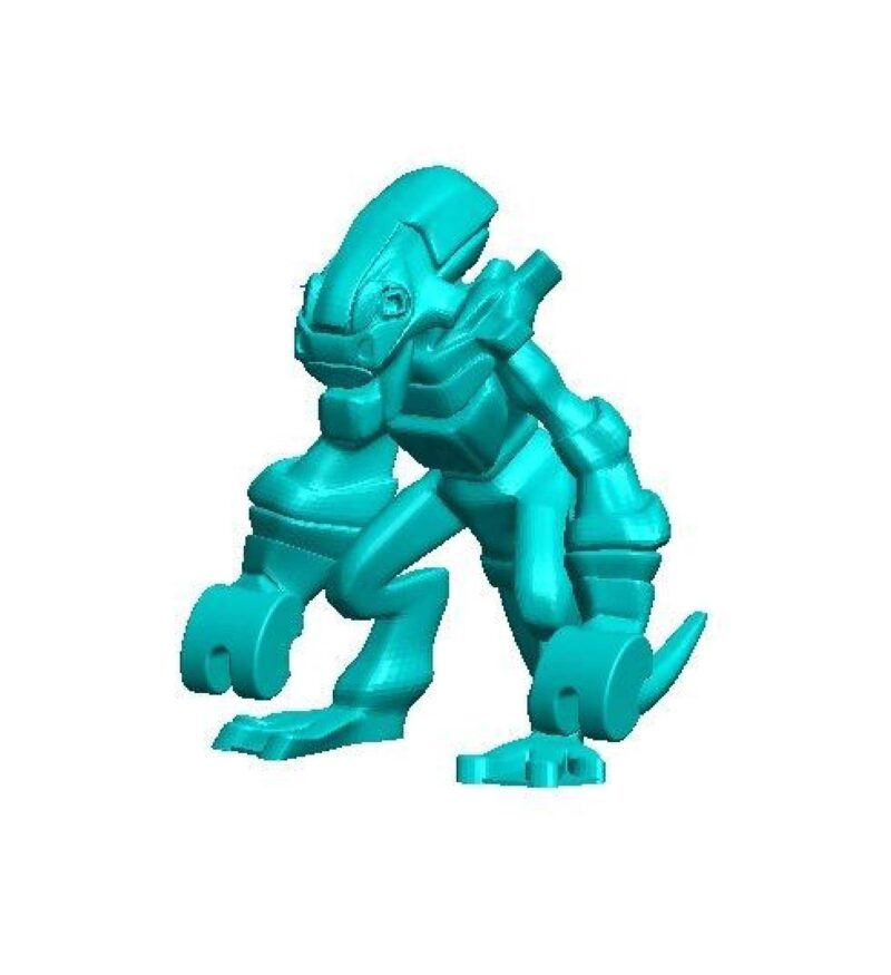 Yabancı - Xenomorph-Ish Minyatür Plastik Aparat - Görsel 2