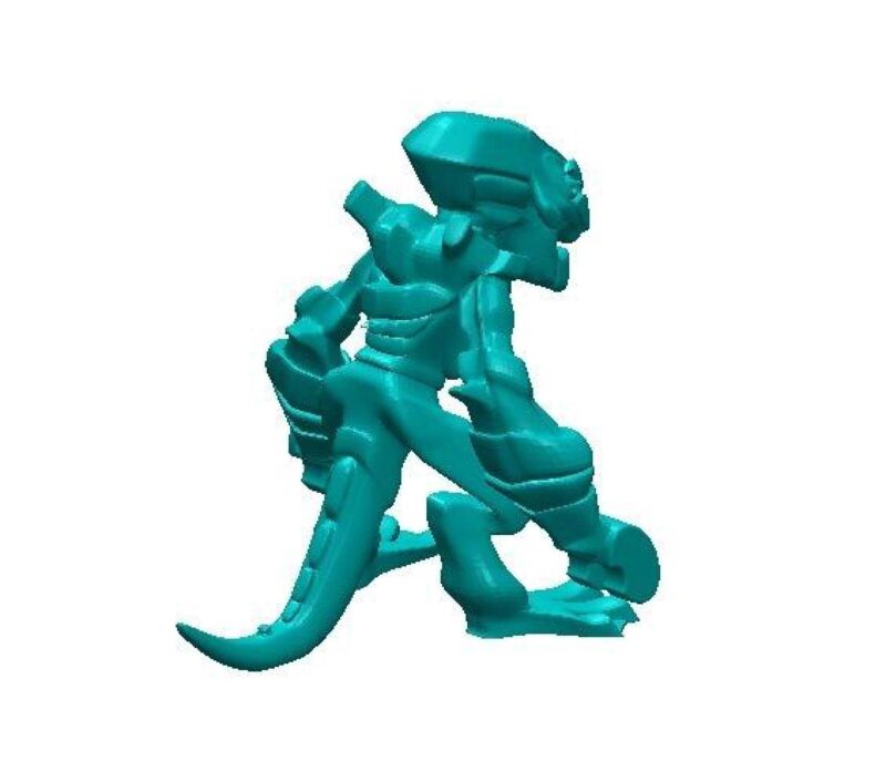 Yabancı - Xenomorph-Ish Minyatür Plastik Aparat - Görsel 3