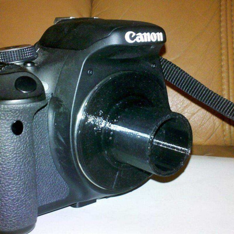 Canon Eos EF - 1,25 mikroskop veya teleskop Adaptörü Aparatı - Görsel 2